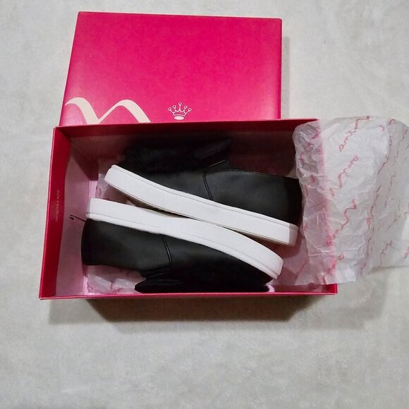 Nina Bunny Ear Slip-On Shoes | Black Faux Fur Toddler Girls Size 10 NWT - Picture 10 of 10